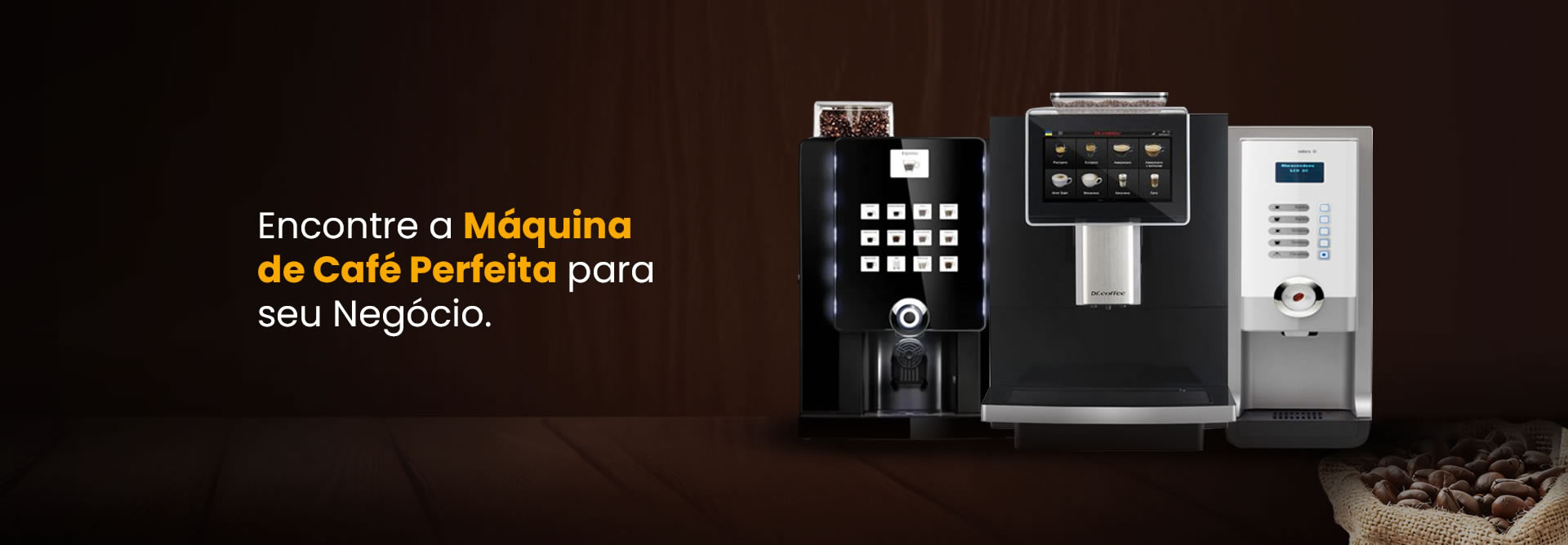 Encontre a Máquina de Café Perfeita para seu Negócio.